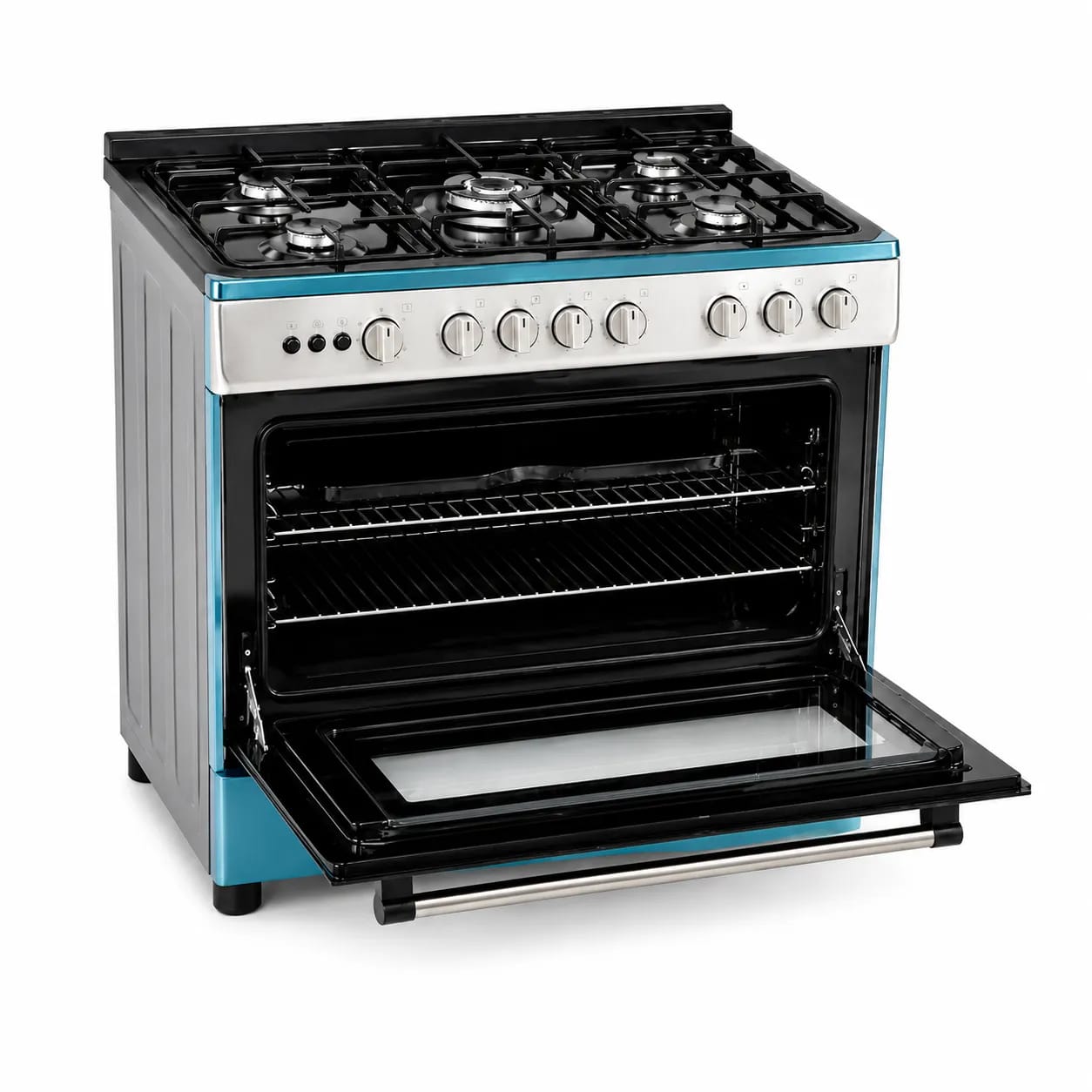 Cuisinière à gaz 5 feux - Miniature 2