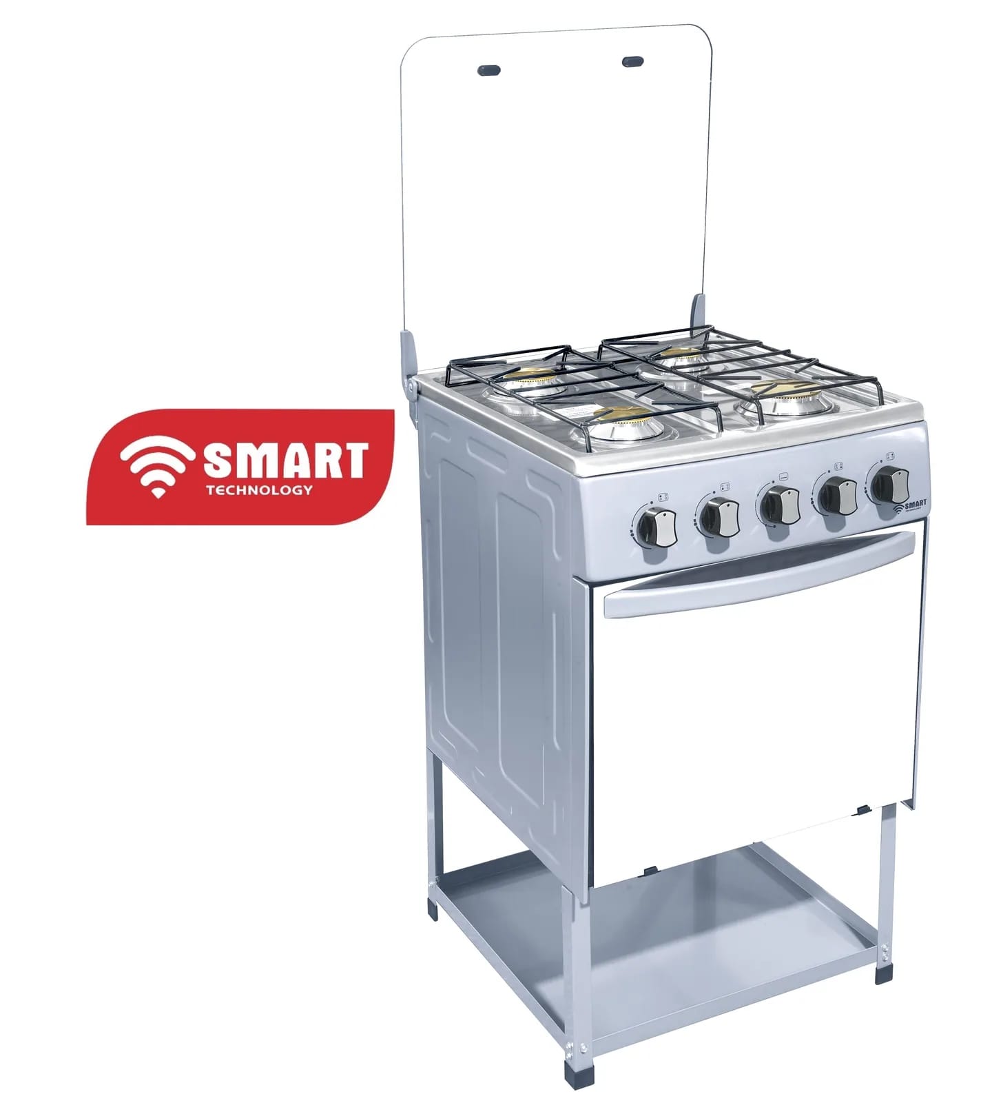 Cuisinière à gaz 4 feux avec four