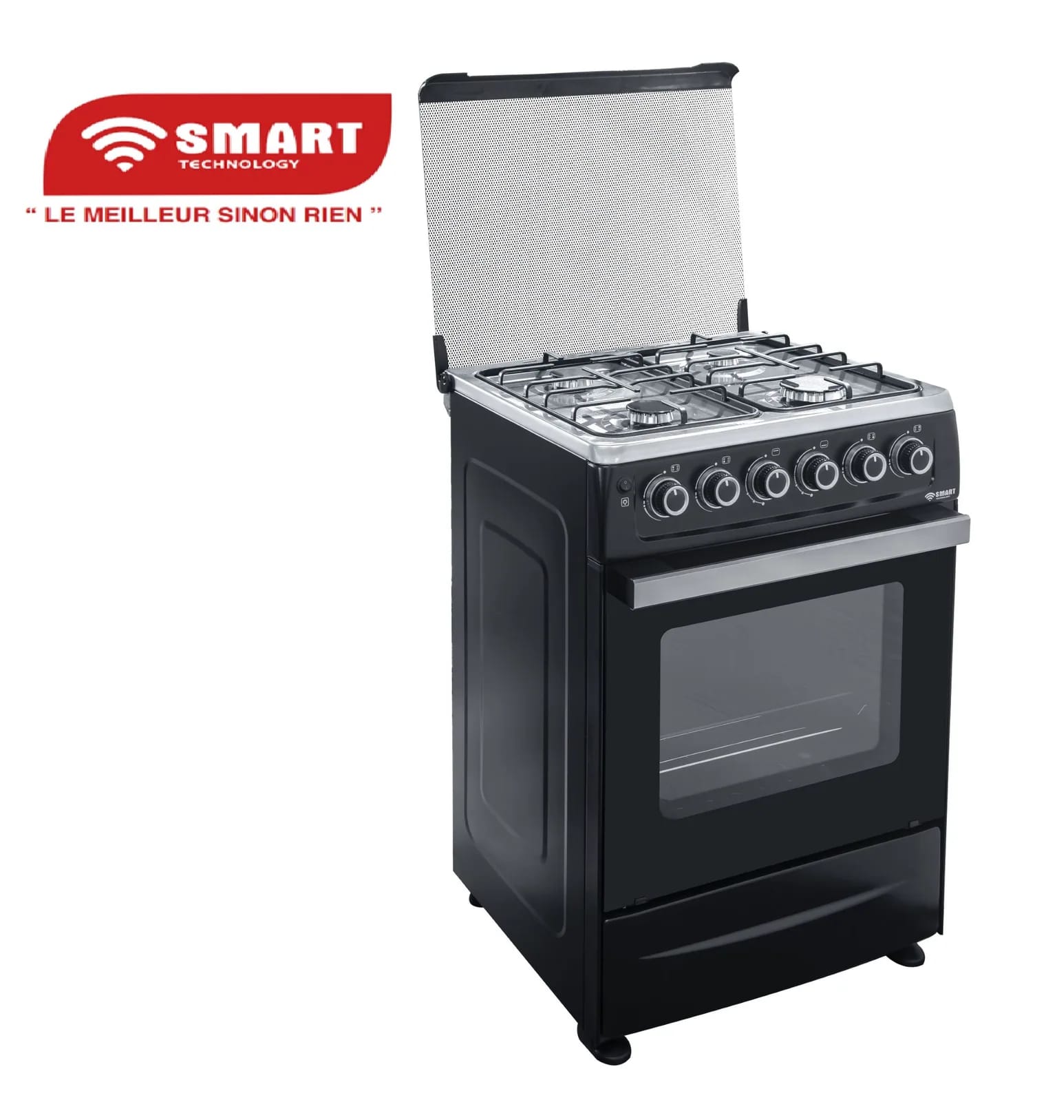 Cuisinière à gaz 4 feux avec four