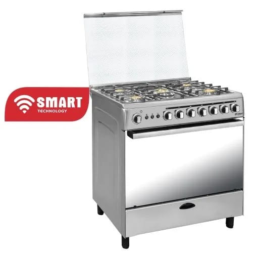 Cuisinière à gaz 5 feux avec four