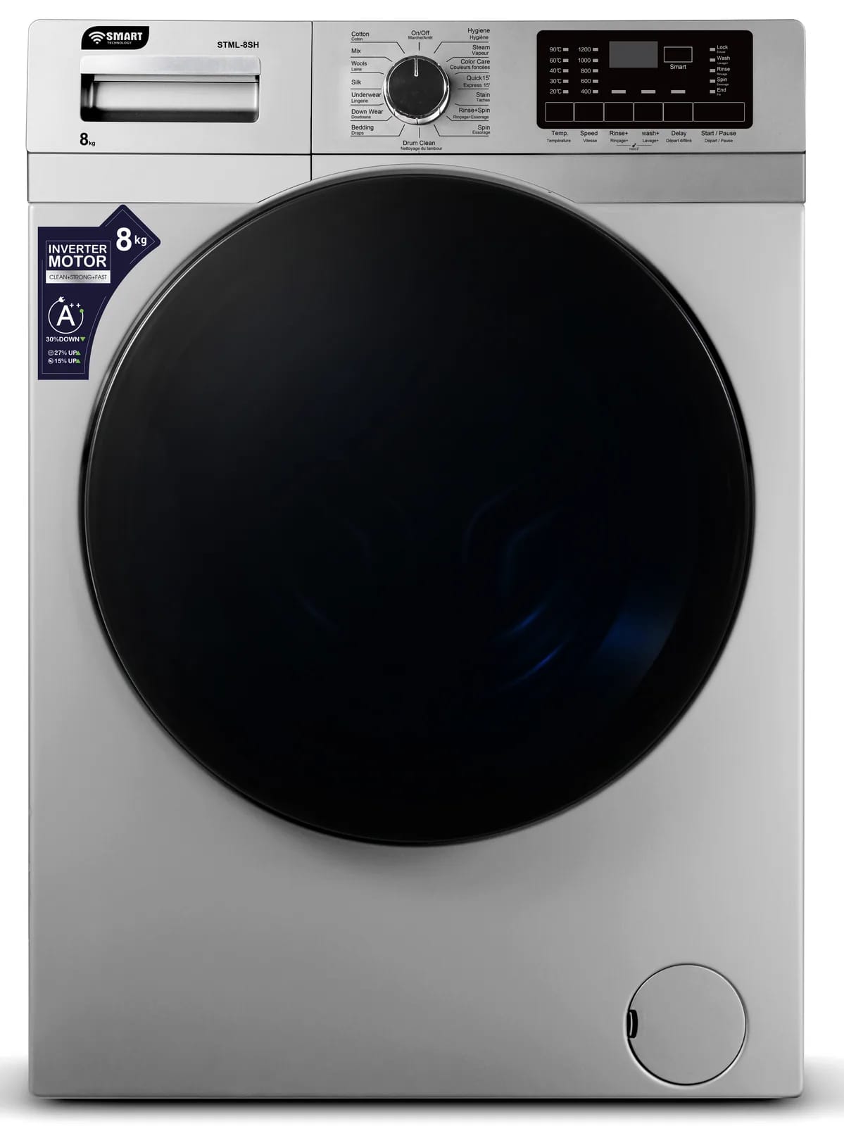 Lave-linge automatique 8 kg - Miniature 2
