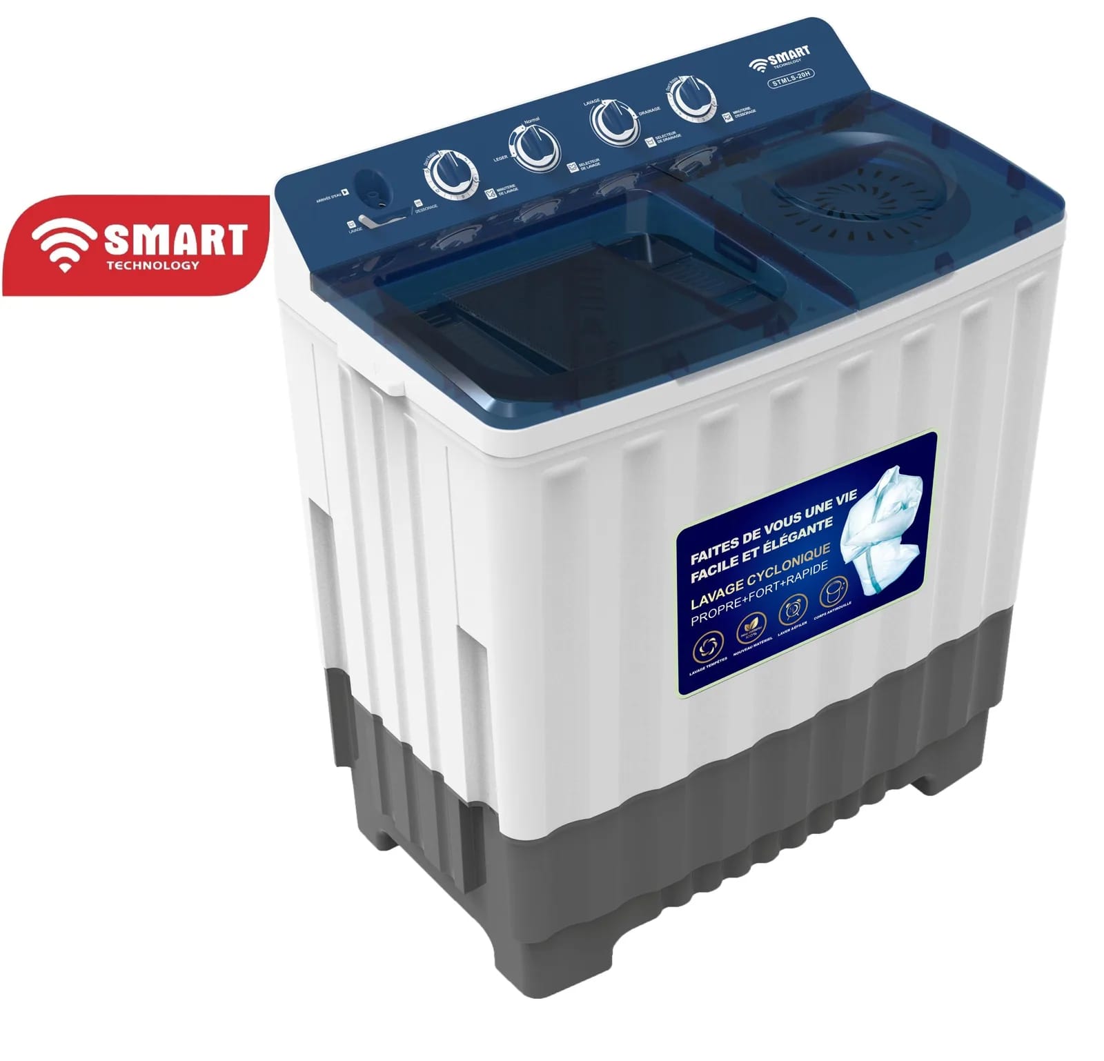 Lave-linge semi-automatique 20 kg - Miniature 2