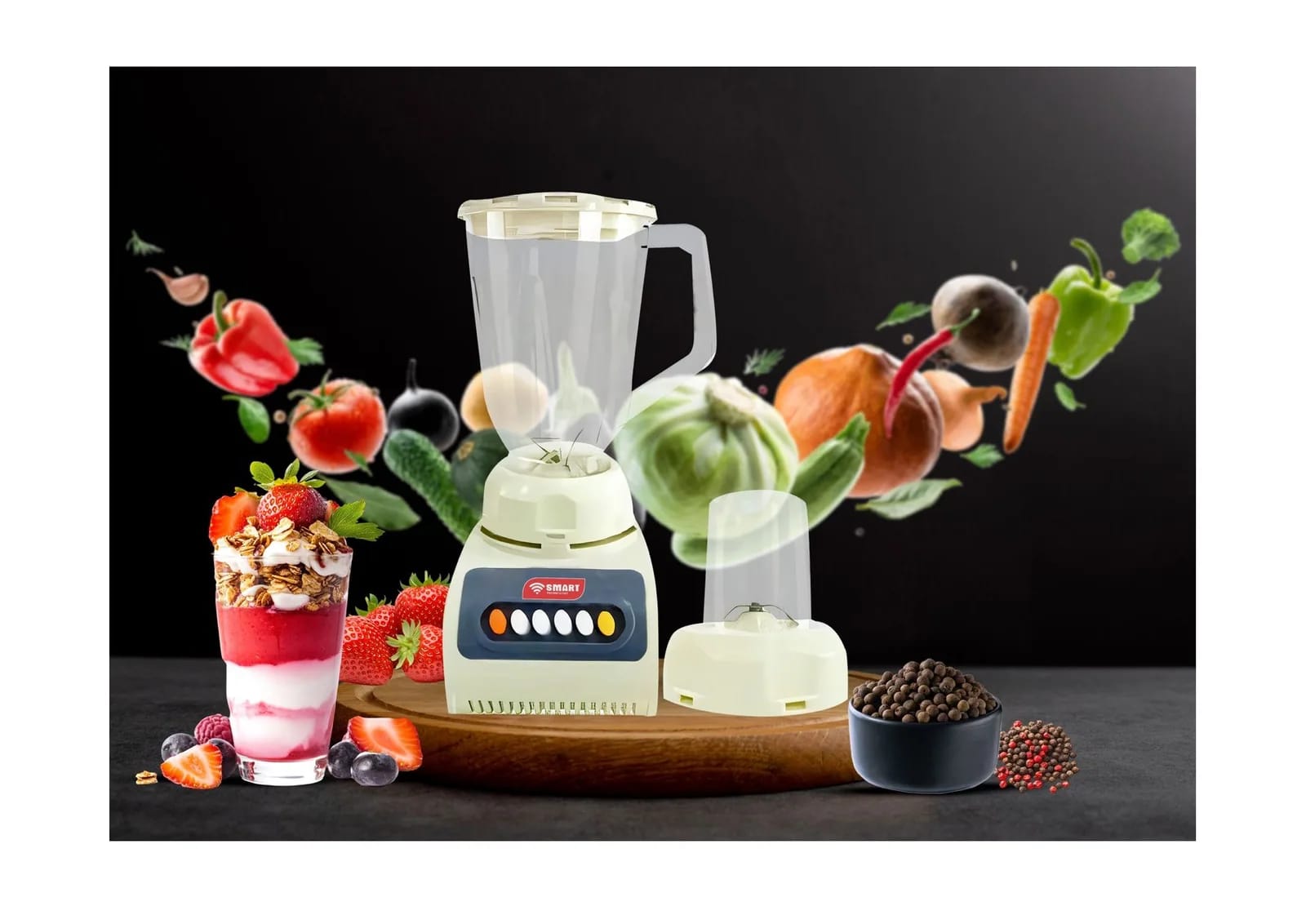Blender 2 en 1 1,5 L 300 W