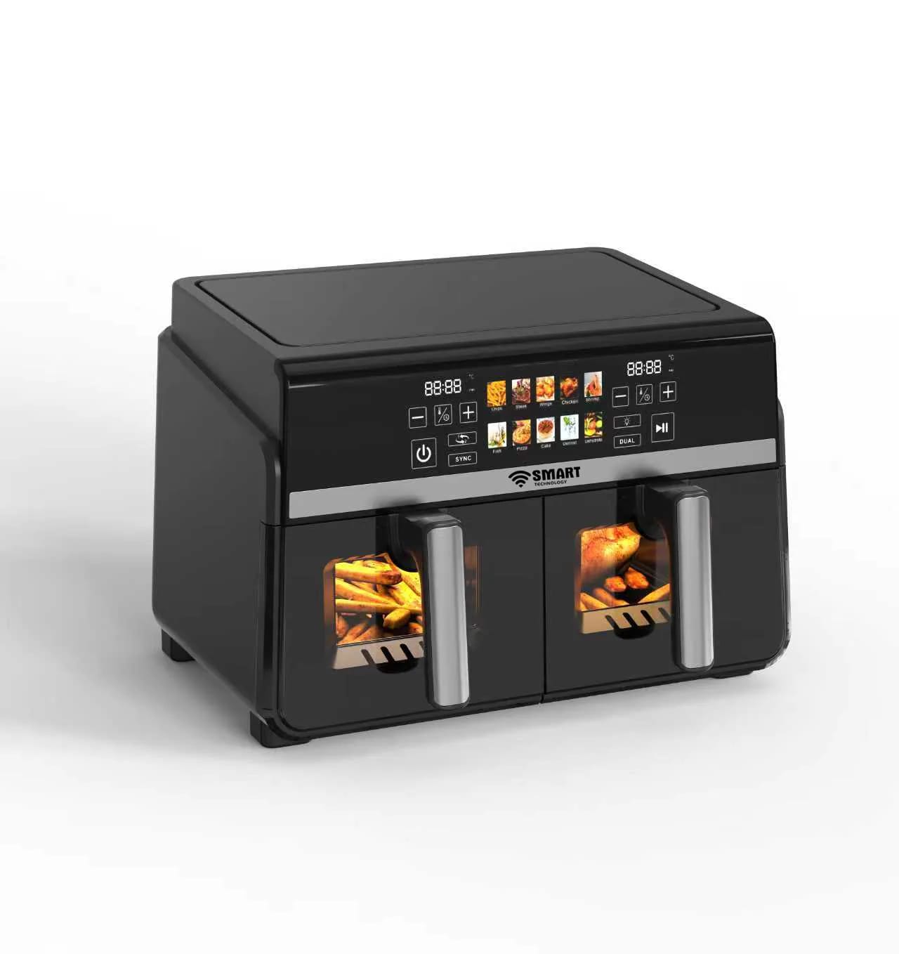 Friteuse sans huile double zone 10 L - Miniature 2