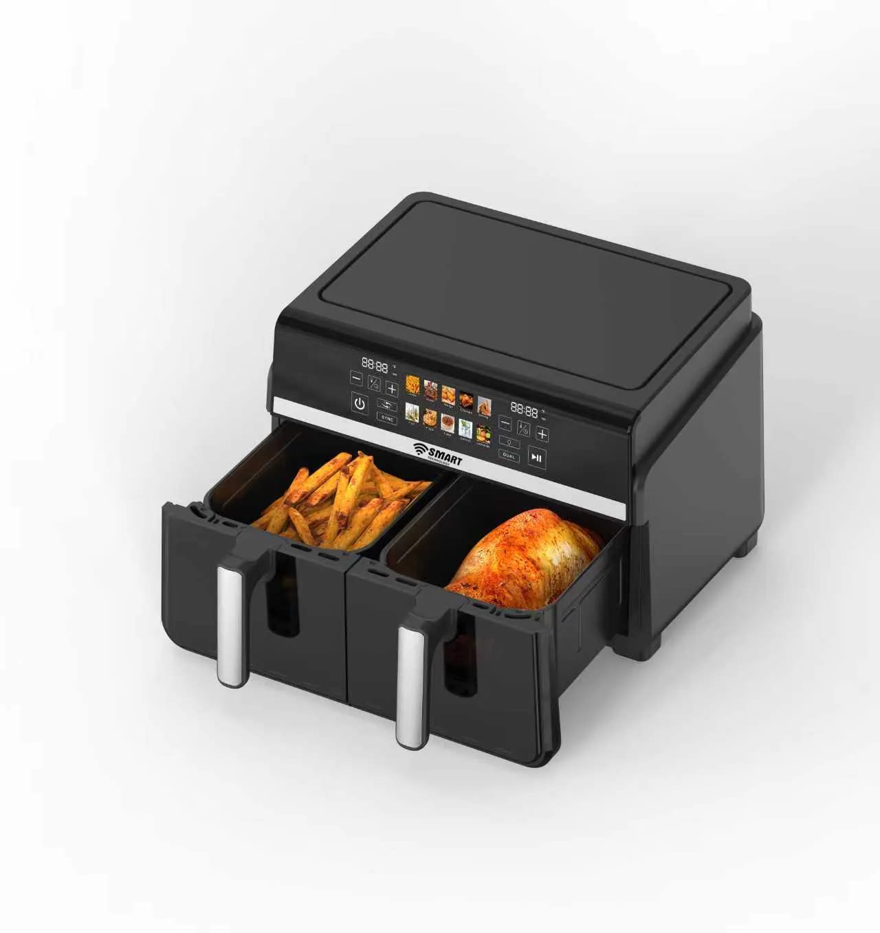 Friteuse sans huile double zone 10 L - Miniature 3